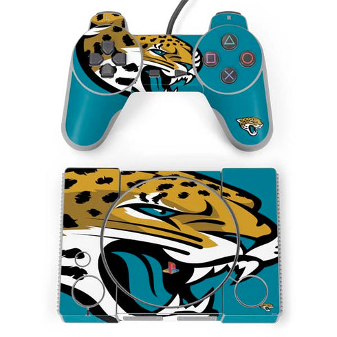 NFL Jacksonville Jaguars Large Logo PlayStation Classic Bundle Skin